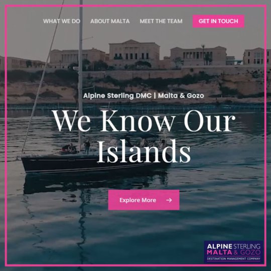 neue website Alpine Sterling DMC - Malta