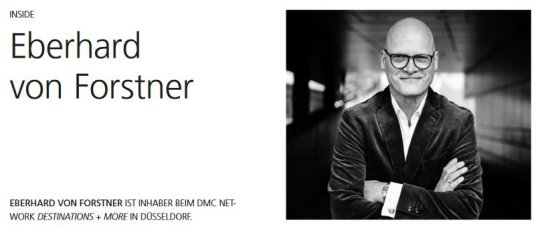 Eberhard von Forstner im Blach Report