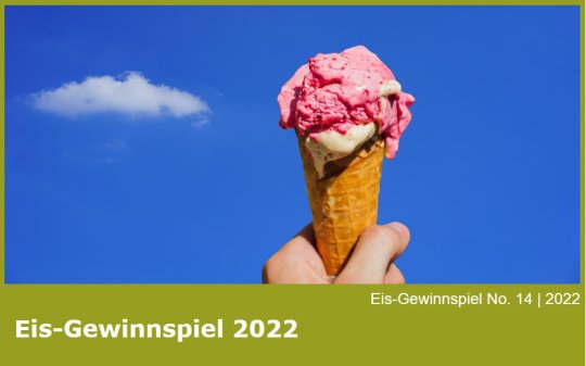 Eis-Gewinnspiel - wie jedes Jahr!