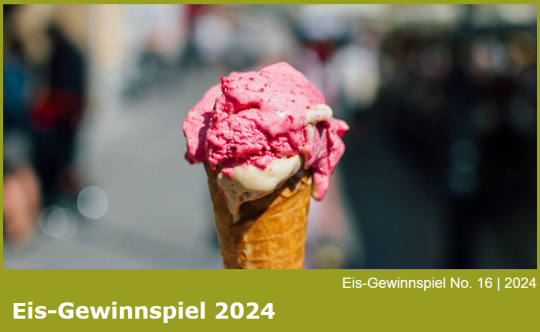 Eis-Gewinnspiel - wie jedes Jahr!