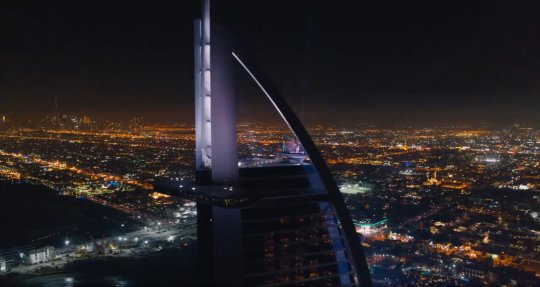 David Guetta auf dem Burj Al Arab Helipad