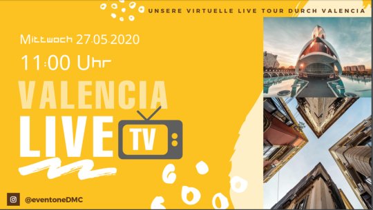 erste "Valencia live TV" show mit event-one DMC!