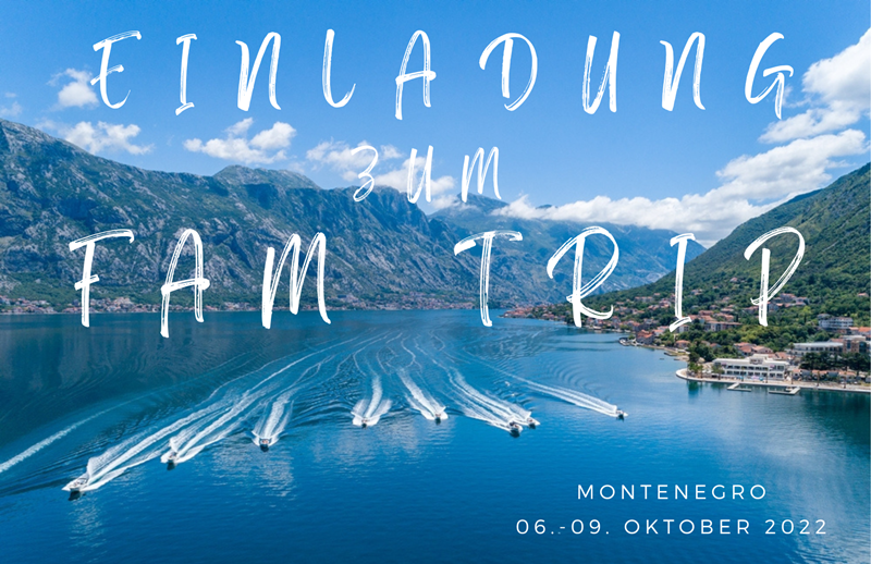 Einladung Montenegro FAM Trip Einladung Montenegro FAM Trip
