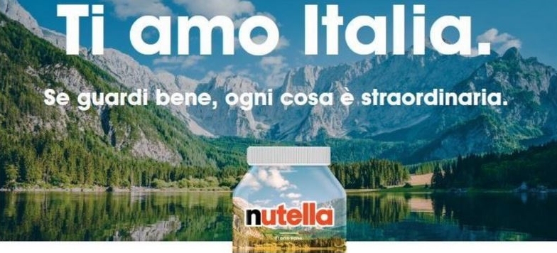 Nutella Ti amor Italia